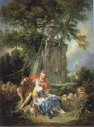 Francois Boucher Think of the grapes Spain oil painting artist